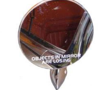 Mirror Decal, Rearview, Objects In Mirror Are Losing, 3