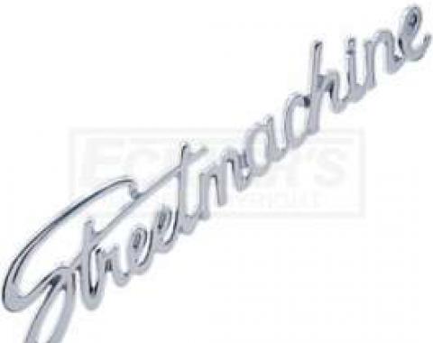 Chevy Street Machine Script Emblem, Chrome, 1955-1957