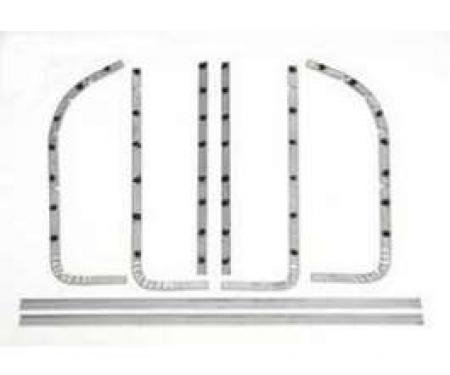 Chevy Door Edge Bands, 2-Door Sedan, Wagon, Nomad, Delivery, 1955-1957