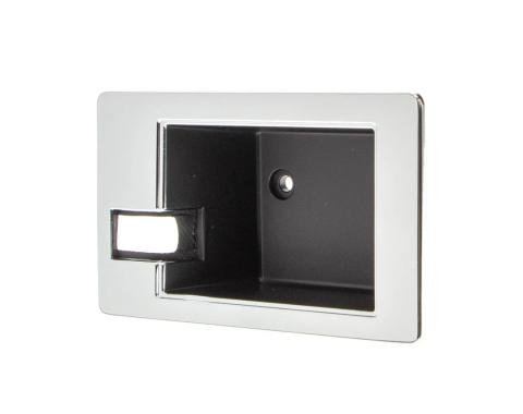 AMD Front Door Handle Bezel, LH, Chrome, 81-89 Chevy GMC C/K Pickup Truck Blazer Jimmy Suburban 543-4081-4L