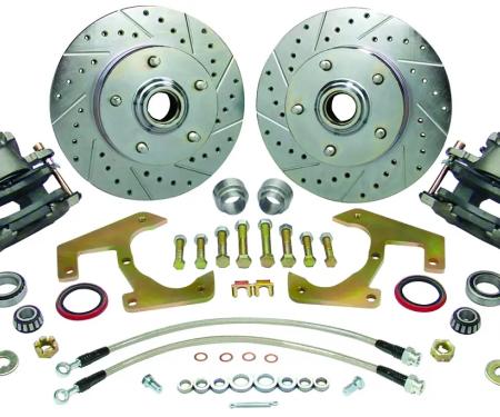 Classic Performance Complete Disc Brake Kit w/ Firewall Booster for OEM Stock Spindles for 48-52 Ford 1/2 Ton Truck 4852CBK-5.5-FB