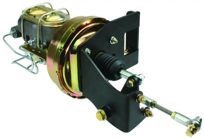 Classic Performance Frame Mounted Complete Power Brake Booster Kit for OEM Pedal for 48-52 Ford Truck, 8" Dual 4852BB24-8D