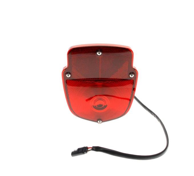 AMD Tail Lamp Assembly, Black Housing, LH, 12-Volt, 55-66 F100 F250 Flareside Pickup X950-4556-12BL