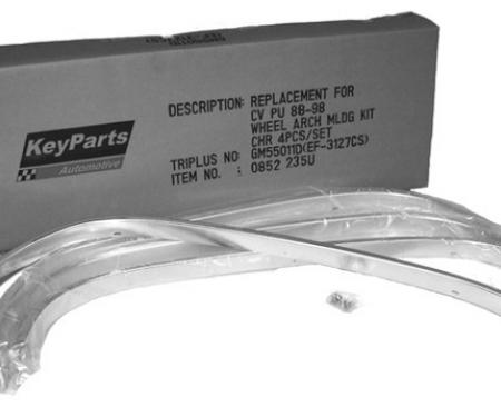 Key Parts '88-'98 Wheel Opening Molding Kit (Painted) 4 Piece Set 0852-236 U