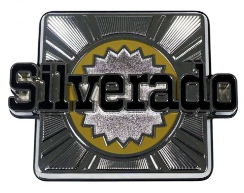 AMD Rear Body Side Emblems, "Silverado", LH/RH Pair, 80-88 Chevy Full Size Blazer T-9907