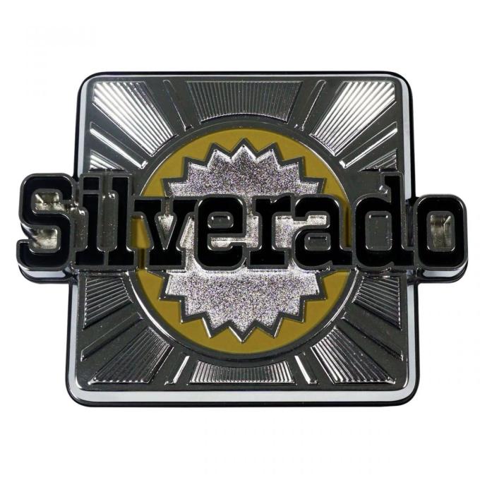 AMD Rear Body Side Emblems, "Silverado", LH/RH Pair, 80-88 Chevy Full Size Blazer T-9907