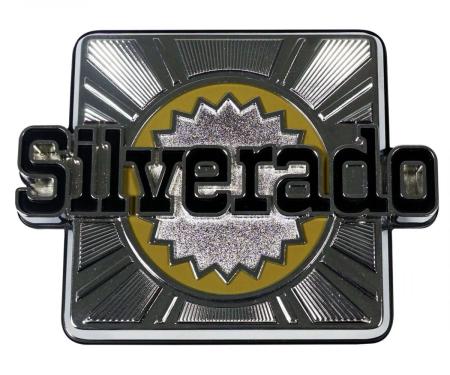 AMD Rear Body Side Emblems, "Silverado", LH/RH Pair, 80-88 Chevy Full Size Blazer T-9907