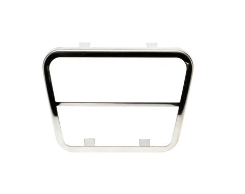 AMD Brake / Clutch Pedal Pad Trim, Stainless, Sold Each, 67-72 Chevy GMC C/K Truck, Suburban, Blazer, Jimmy X476-4067-T
