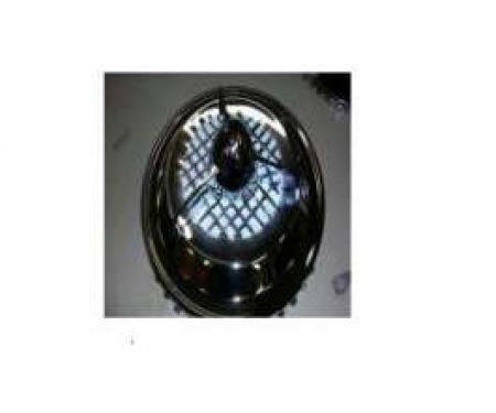 Early Chevy Wheel Cover, 15 Tri-Bar With Bullet Center, 1949-1954
