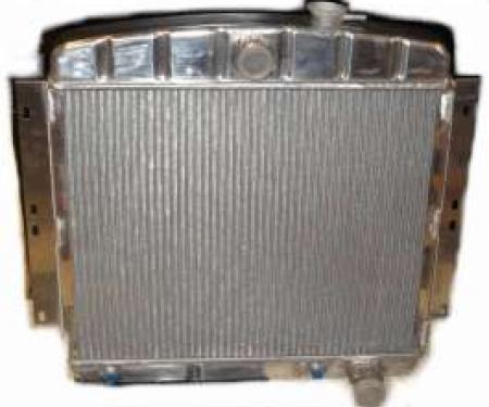 Chevy Aluminum Radiator, 2-Row, 1949-1954