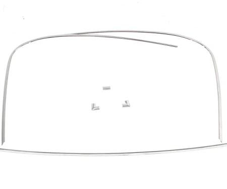 AMD Windshield Reveal Molding Set, 6 pcs, 71-72 Chevy GMC C/K Pickup Truck Blazer Jimmy Suburban X385-4071-S