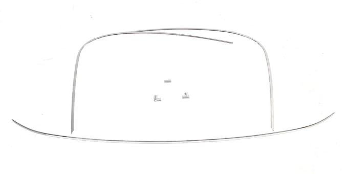 AMD Windshield Reveal Molding Set, 6 pcs, 71-72 Chevy GMC C/K Pickup Truck Blazer Jimmy Suburban X385-4071-S