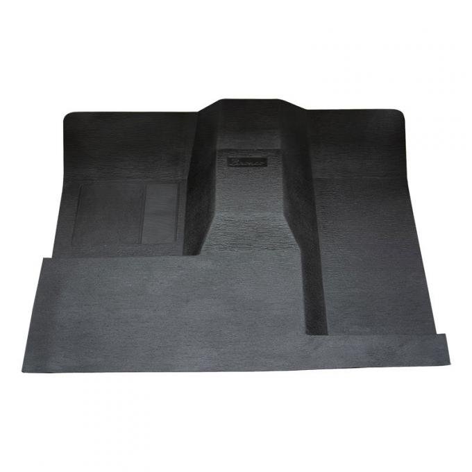 Dennis Carpenter Floor Mat - Front - Bronco Sport - Black - 1966-77 Ford Bronco D2BZ-1013010-BLK