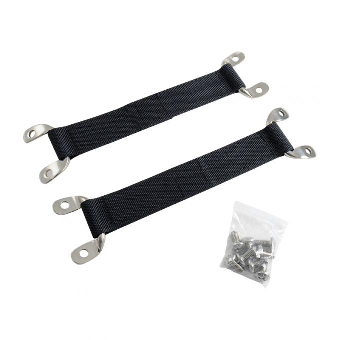 Dennis Carpenter Door Check Strap Kit - 1966-77 Ford Bronco C6TZ-9623574-KIT