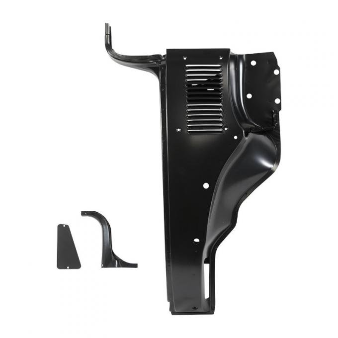 Dennis Carpenter Door Pillar & Cowl Panel Assembly w/Brace - Right - 1953-56 Ford Truck B6C-8102042