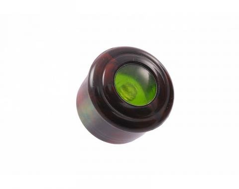 Dennis Carpenter Cigar Lighter Knob - Brown Marble with Green Eye - 1933-34 Ford Car   40-15053-R