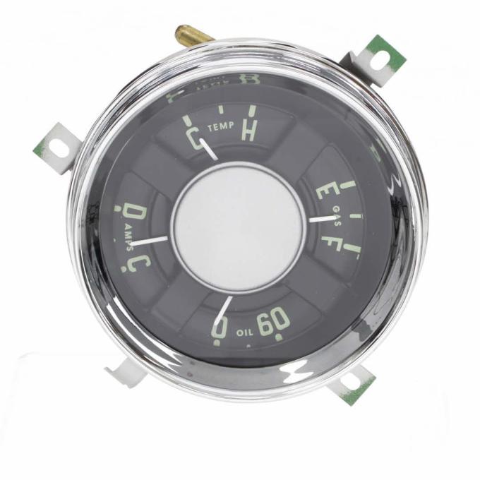 AMD Gauge Cluster Assembly, 12-Volt V8, 54-55 Chevy Truck X474-4054-AS