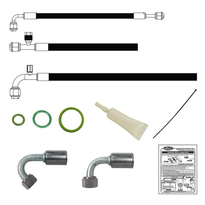 Vintage Air 1964 1/2-70 Mustang/1967-68 Cougar SureFit™ Reduced Barrier Modified Hose Kit 511376