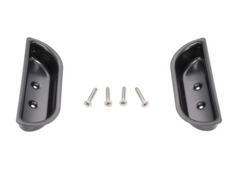 AMD Door Armrest Finger Cup &ndash; Metal &ndash; Pair &ndash; 73-79 Ford Trucks 78-79 Bronco 529-4573-1S