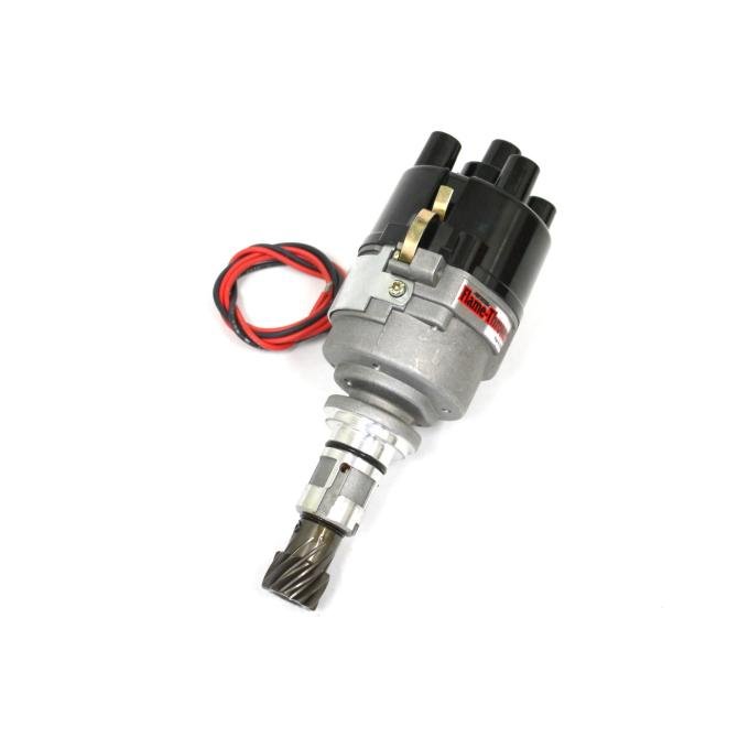 Pertronix Stock Look Distributor for Ford X-Flow 4 Cylinder Engines (Ignitor) with Mechanical Advance, Top Exit / 12V Negative D196500
