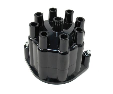 Pertronix Replacement Distributor Cap for 8 Cylinder Automotive Billet Distributors, Black / Female (Service Part Only) D650700