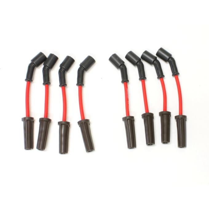 Pertronix 1997-09 Chevy/GMC LS-Series V8 8mm MAGx2 Custom Fit Spark Plug Wire Set, Red 808422