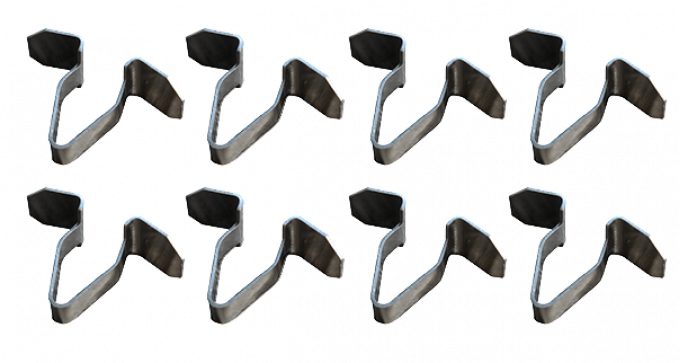 Key Parts '55-'59 Dash Molding with Clips (8) 0847-047