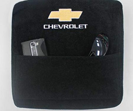 Seat Armour Chevrolet, Bucket Seat, 2007-2013,  Konsole Cover™ with Pocket, Black, KACHV07-13