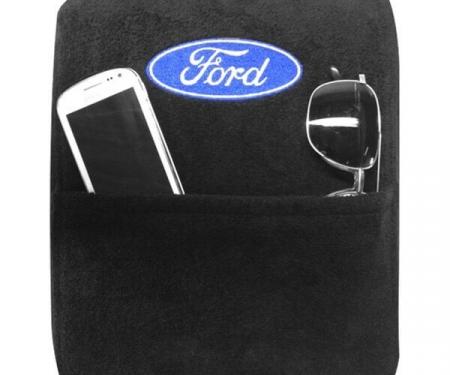 Seat Armour Ford Explorer 2010-2016,  Only,  Konsole Cover™ with Pocket, Black, KAFORX10-15