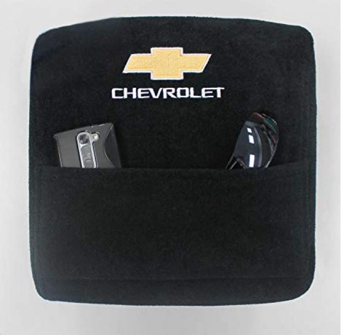 Seat Armour Chevrolet, Bucket Seat, 2007-2013,  Konsole Cover™ with Pocket, Black, KACHV07-13