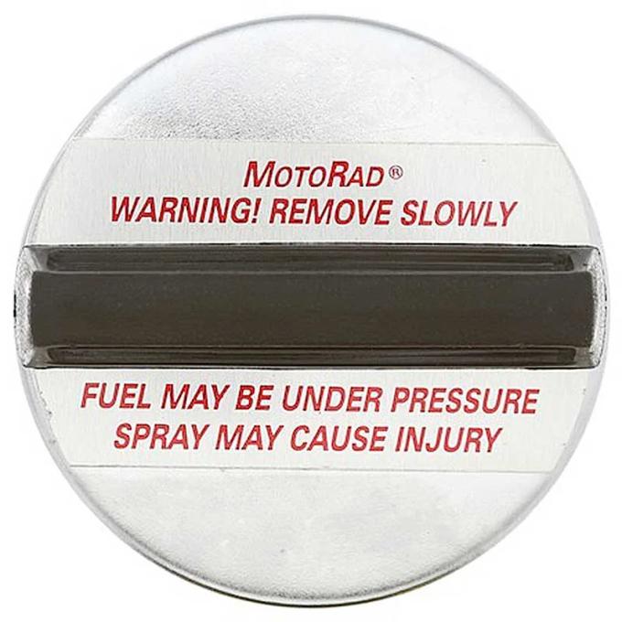 AMD Gas Cap, Vented, without EEC, Chrome with Black Handle, 73-74 Chevy GMC C/K Fleetside Pickup Truck Suburban X888-4073