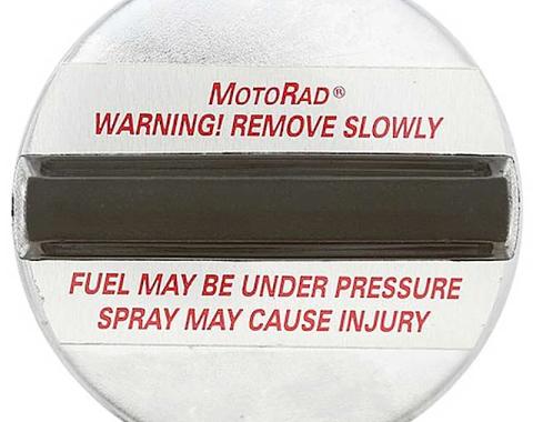 AMD Gas Cap, Vented, without EEC, Chrome with Black Handle, 73-74 Chevy GMC C/K Fleetside Pickup Truck Suburban X888-4073