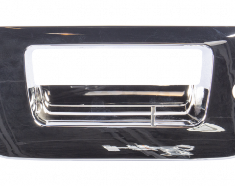 Key Parts '07-'14 Tailgate Handle Bezel, Chrome, with Keyhole, w/o Camera 0864-414