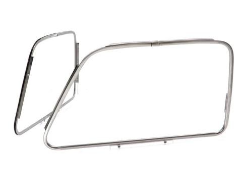 AMD Door Glass Outside Reveal Molding, Stainless, Pair, 47-55 Chevy GMC Pickup Suburban X547-4047-4SP