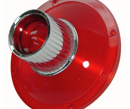 Dennis Carpenter Taillight Lens without Backup Light - FoMoCo Script - 1964 Ford Car C4AZ-13450-C