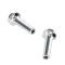 AMD Door Lock Knobs, Chrome, Pair, 73-81 Ford Truck 78-81 Bronco 536-4575-C