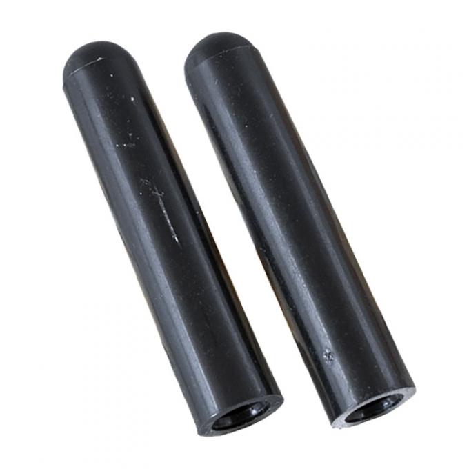 Dennis Carpenter Door Lock Knobs - Black - 1981-96 Ford Truck, 1981-96 Ford Bronco D9ZZ-6621850-BL