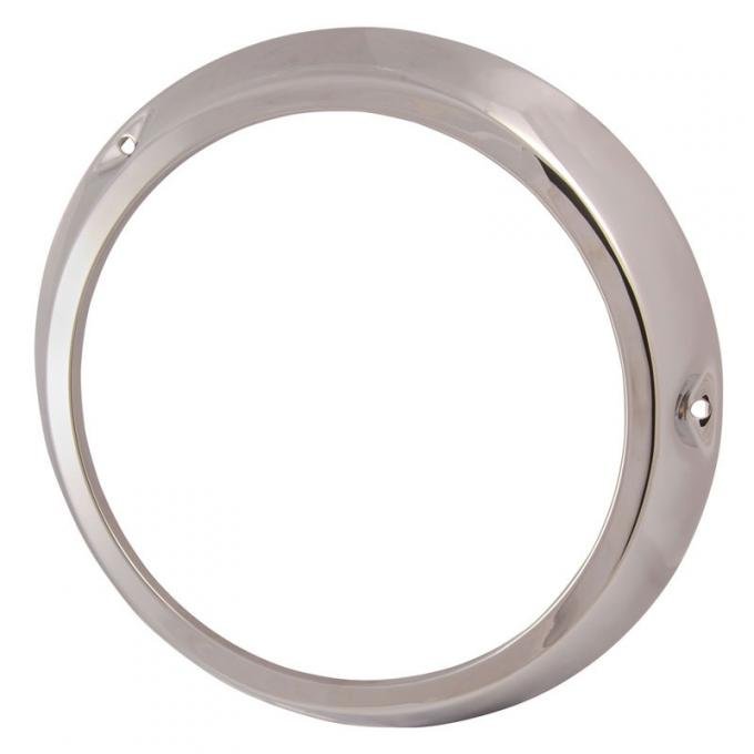 Dennis Carpenter Headlight Door - Right or Left - Chrome - 1966-70 Ford Bronco C7TZ-13064-B