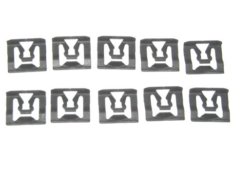 Redline Restomotive® 1966-1979 Fairlane / Ranchero / Galaxie / Torino 10 Piece Rear Window Molding Clip Set