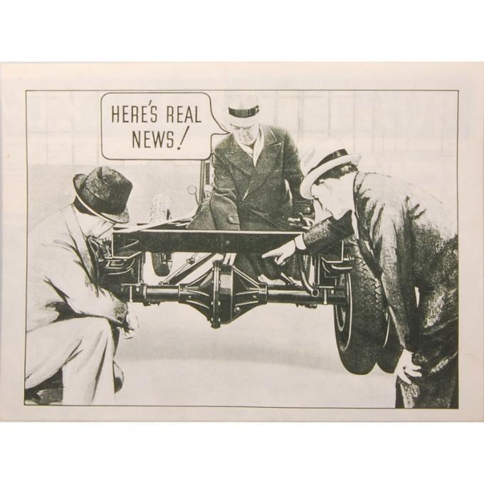Dennis Carpenter Sales Brochure - Foldout Truck - 1934 Ford Truck TR-3230