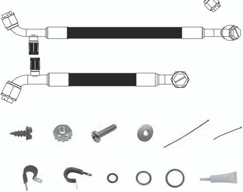 Vintage Air 1977-82 Corvette SureFit™ Reduced Barrier Standard Hose Kit 526780