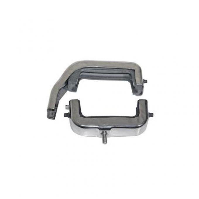 Dennis Carpenter Radiator Mounting Kit - Stainless - 1966-77 Ford Bronco C6TZ-8A193-3S