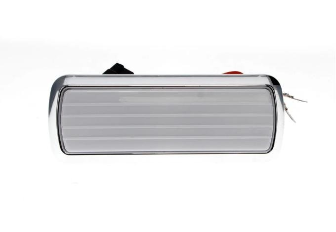 AMD Dome Lamp Assembly, Chrome Base, 60-72 Chevy GMC C/K Truck, Suburban X612-4060-CS