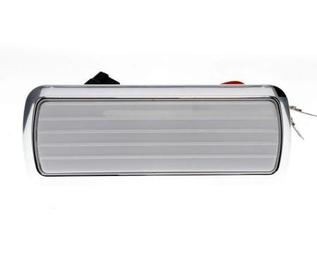AMD Dome Lamp Assembly, Chrome Base, 60-72 Chevy GMC C/K Truck, Suburban X612-4060-CS