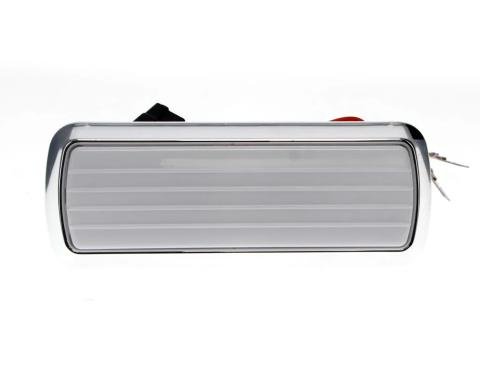AMD Dome Lamp Assembly, Chrome Base, 60-72 Chevy GMC C/K Truck, Suburban X612-4060-CS