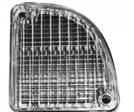 Key Parts '67-'72 Back Up Lamp Lens, Passenger's Side 0849-628 R