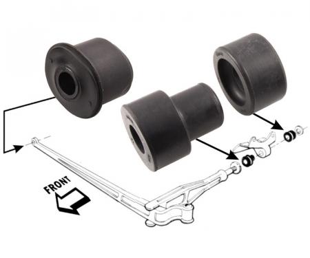 Dennis Carpenter Radius Arm Bushing Kit - with Twin I-Beam Axle - 1965-75 Ford Truck C5TZ-3B203-KIT