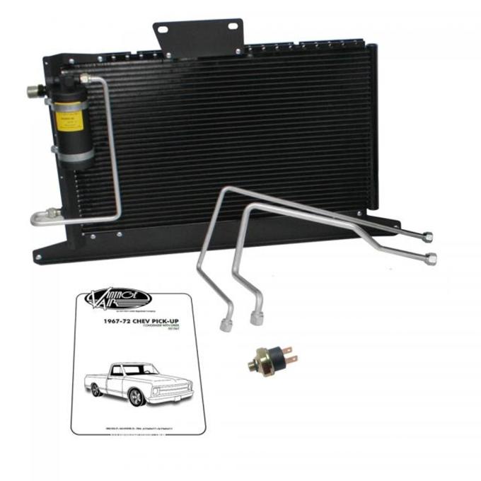 Vintage Air 1967-72 Chevrolet Pickup SureFit™ Condenser Kit w/ Drier 021567