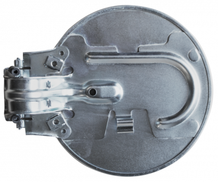 Key Parts '99-'06 Custom Polished SS Gas Door 0856-030