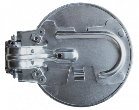 Key Parts '99-'06 Custom Polished SS Gas Door 0856-030